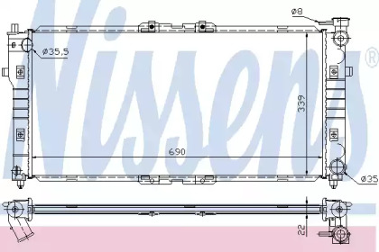 Теплообменник NISSENS 62392A