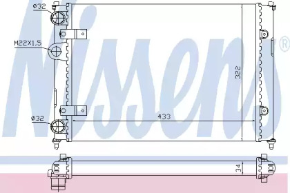 Теплообменник NISSENS 639981