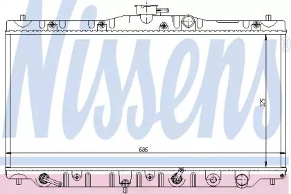 Теплообменник NISSENS 63306