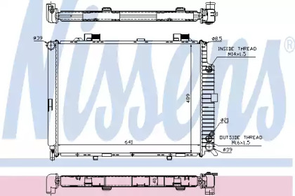 Теплообменник NISSENS 62689A