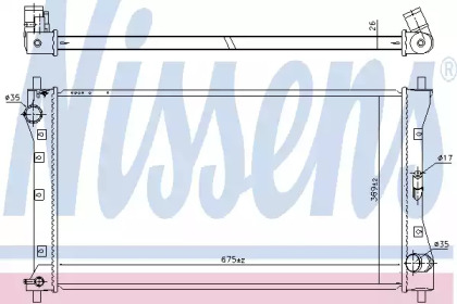 Теплообменник NISSENS 64256