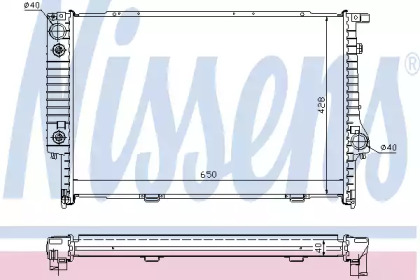 Теплообменник NISSENS 60694A