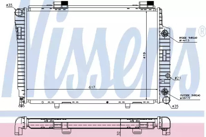 Теплообменник NISSENS 62756A