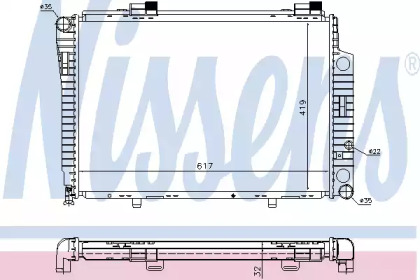 Теплообменник NISSENS 62750A