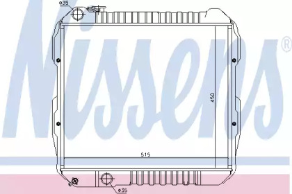 Теплообменник NISSENS 64845