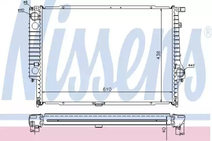 Теплообменник NISSENS 60596A