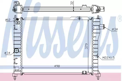 Теплообменник NISSENS 63062A