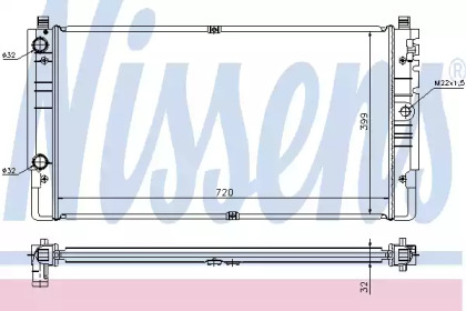 Теплообменник NISSENS 65238A