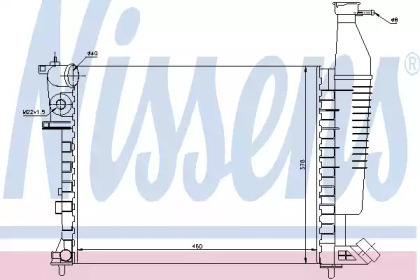 Теплообменник NISSENS 63546