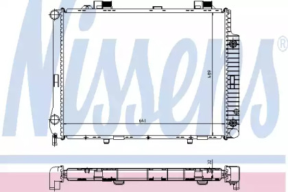 Теплообменник NISSENS 62666A