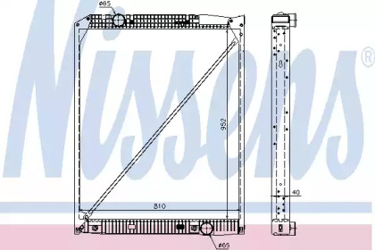 Теплообменник NISSENS 62649A