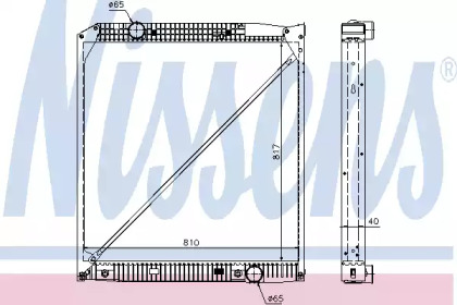 Теплообменник NISSENS 62652A