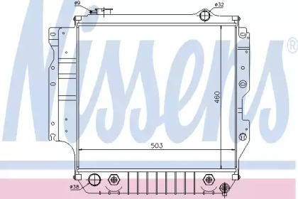 Теплообменник NISSENS 60993