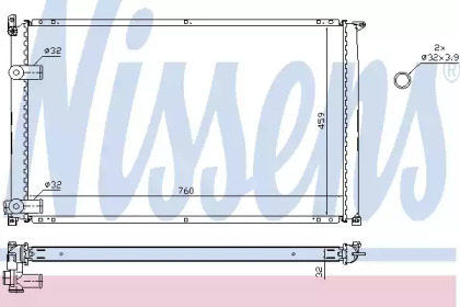 Теплообменник NISSENS 63935A