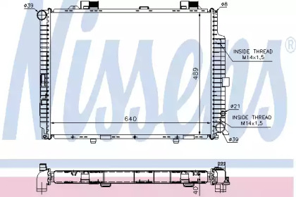 Теплообменник NISSENS 62612A