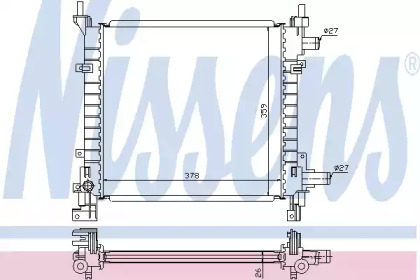 Теплообменник NISSENS 62083A