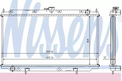 Теплообменник NISSENS 62923A