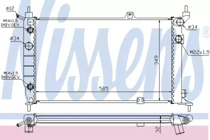 Теплообменник NISSENS 63253A