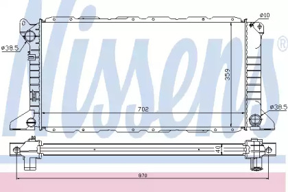 Теплообменник NISSENS 62057A