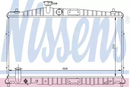 Теплообменник NISSENS 68100