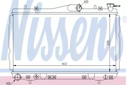 Теплообменник NISSENS 67010