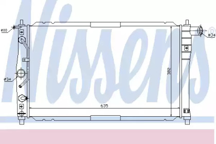 Теплообменник NISSENS 616551