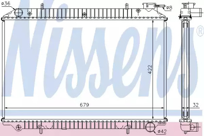 Теплообменник NISSENS 62921A