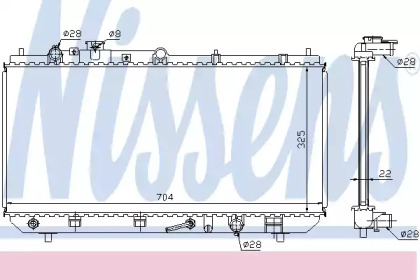 Теплообменник NISSENS 624041