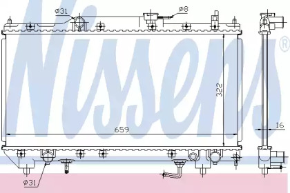 Теплообменник NISSENS 64782A