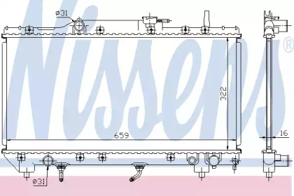 Теплообменник NISSENS 64806