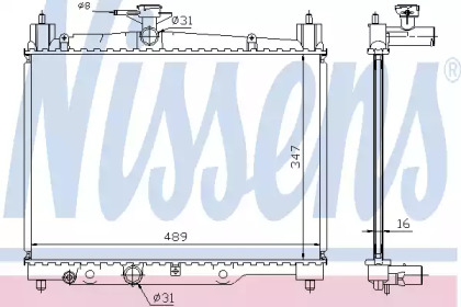 Теплообменник NISSENS 64789A