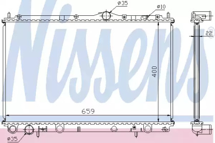 Теплообменник NISSENS 65559A