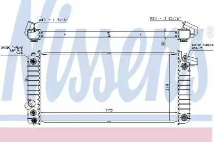 Теплообменник NISSENS 608841