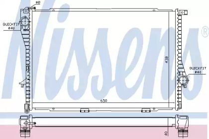 Теплообменник NISSENS 60754A