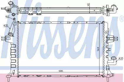 Теплообменник NISSENS 63021A