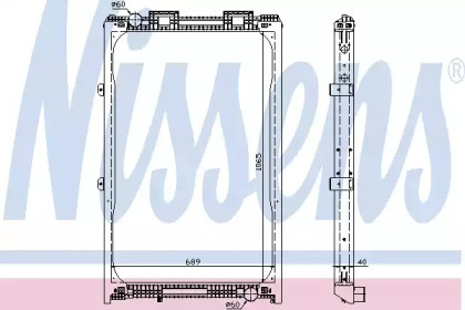 Теплообменник NISSENS 62872A