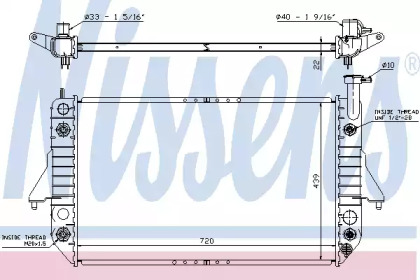 Теплообменник NISSENS 60908