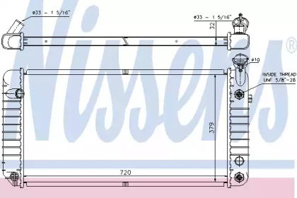 Теплообменник NISSENS 60895A