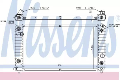 Теплообменник NISSENS 60915