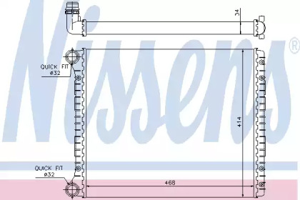 Теплообменник NISSENS 60426