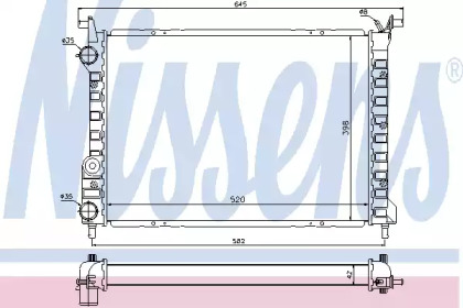 Теплообменник NISSENS 61804