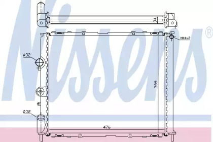 Теплообменник NISSENS 63768