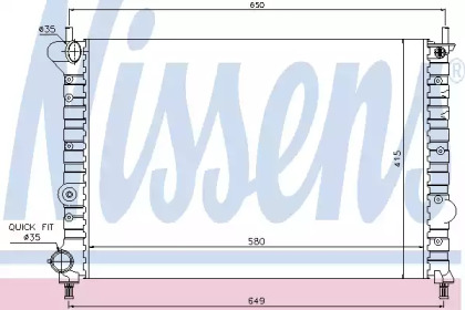 Теплообменник NISSENS 68802