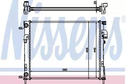 Теплообменник NISSENS 63025