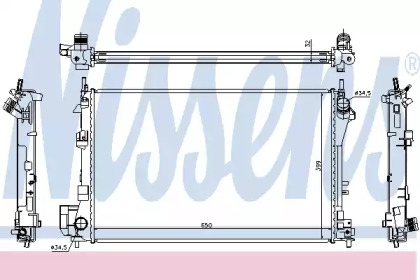 Теплообменник NISSENS 63022A