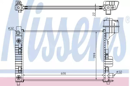 Теплообменник NISSENS 62661A