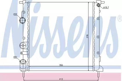 Теплообменник NISSENS 638271