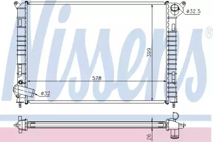 Теплообменник NISSENS 69703A