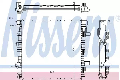 Теплообменник NISSENS 62629A