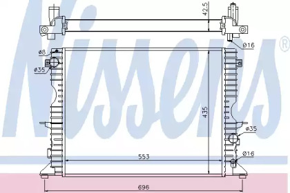 Теплообменник NISSENS 64311A